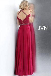 Jovani - Off Shoulder Long Prom Dress