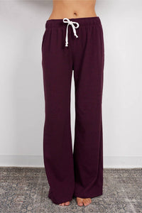 Bobi - Wide Leg Drawstring Pant