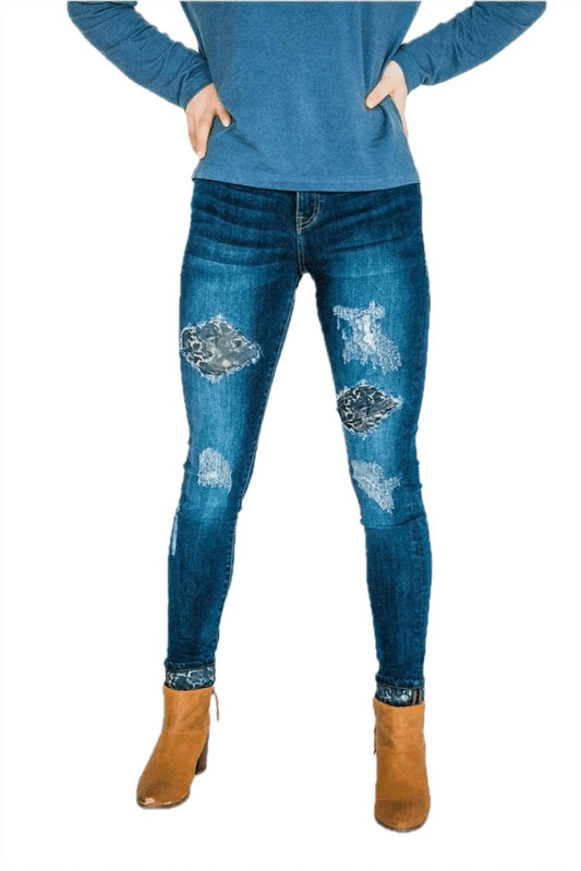 Rubies + Honey - Camo And Leopard Jean