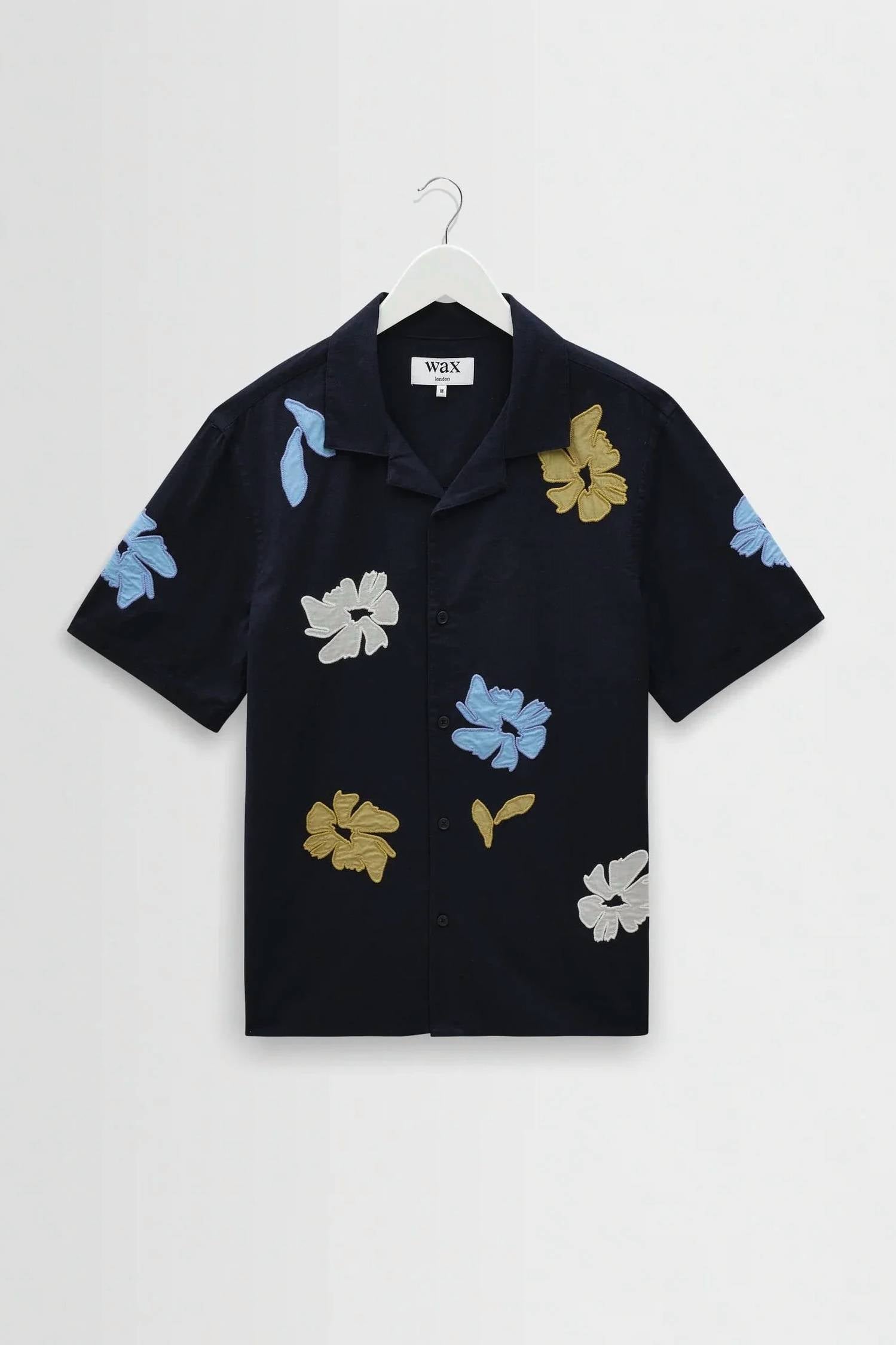 Wax London - Flower Applique Didcot Shirt