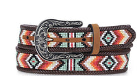 Nocona Belt Co. - Women's Southwest Beaded Leather Belt