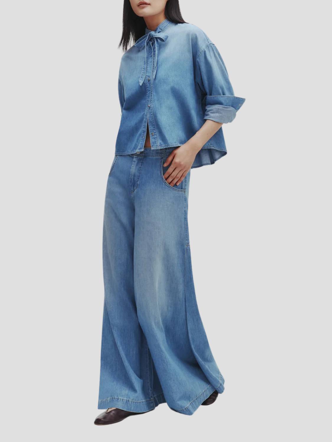 Twp - Lulu Mid-rise Wide Leg Jean