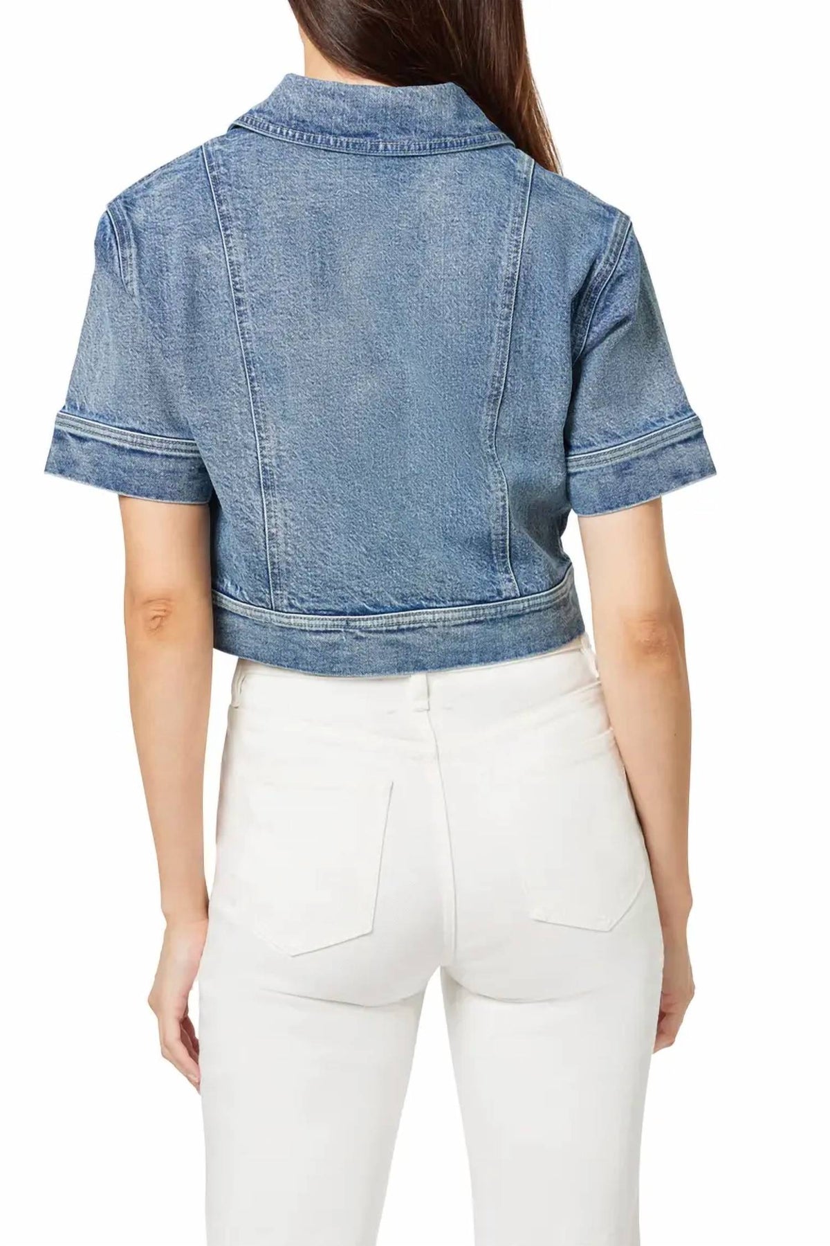 Habitual - Boxy Denim Crop Top