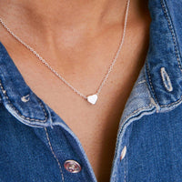 White Label - Women's Tiny Heart Necklace