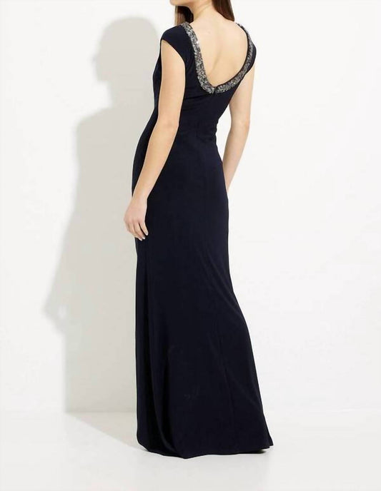Joseph Ribkoff - Sequined Low Back Dress