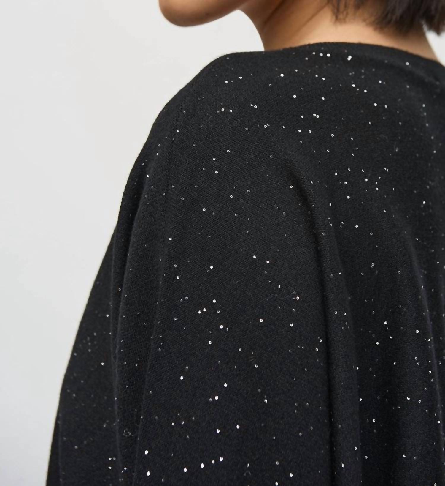 Joseph Ribkoff - SEQUINED SWEATER KNIT BOXY TOP
