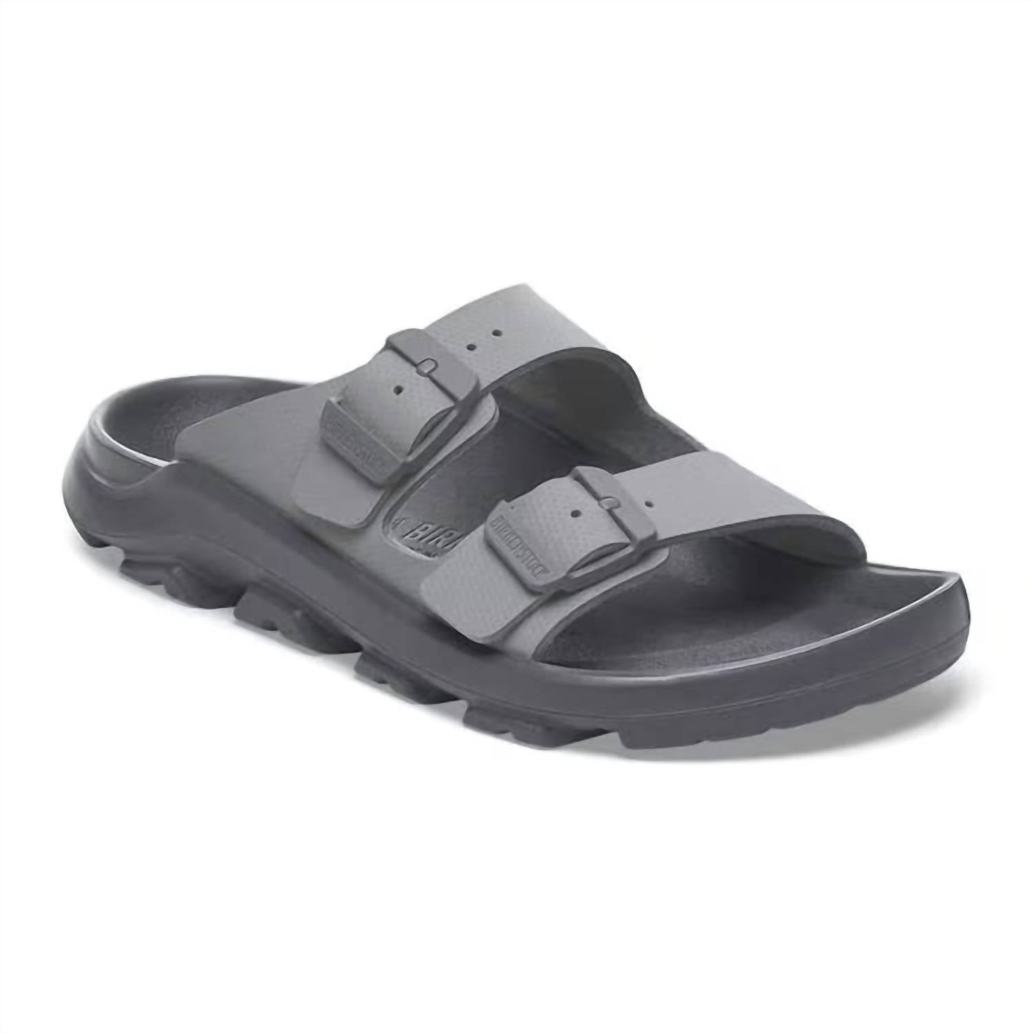 BIRKENSTOCK Women's Mogami 2 Strap Sandal in whale gray - women's sandal - detail view