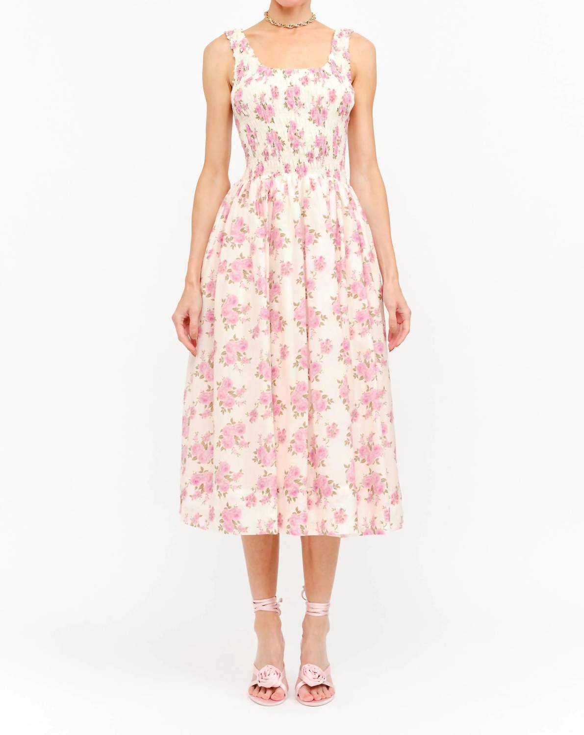 Sofie The Label - The Millie Floral Smocked Midi Dress