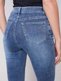 Charlie B - Asymmetrical Raw Edge Jean