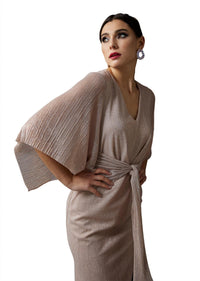 Joseph Ribkoff - Drapped Sleeve Dress