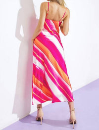 Flying Tomato - A Printed Woven Midi Cami Dress