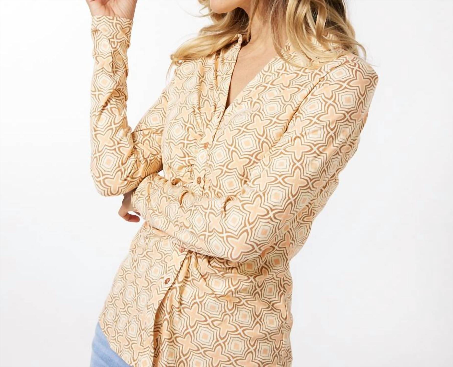 Esqualo - Star Pleated Blouse