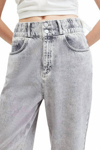 Allsaints - Hailey Frayed Hem Denim Straight Jean