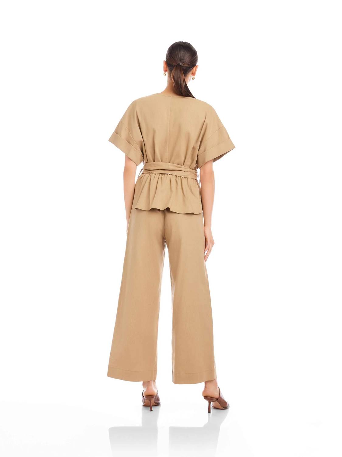 Fifteen Twenty - Kai Belted Button-Up Top