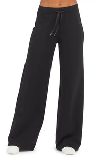 Favorite Daughter Shortie Wide-leg Trousers in black - women's pants