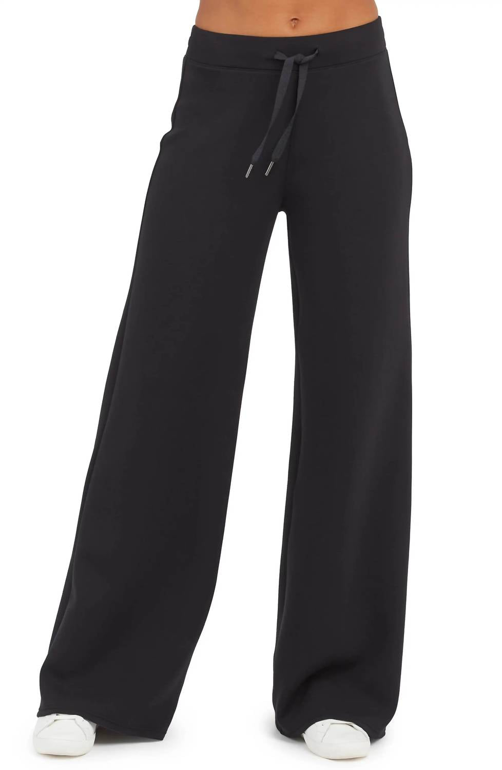 Favorite Daughter Shortie Wide-leg Trousers in black - women's pants