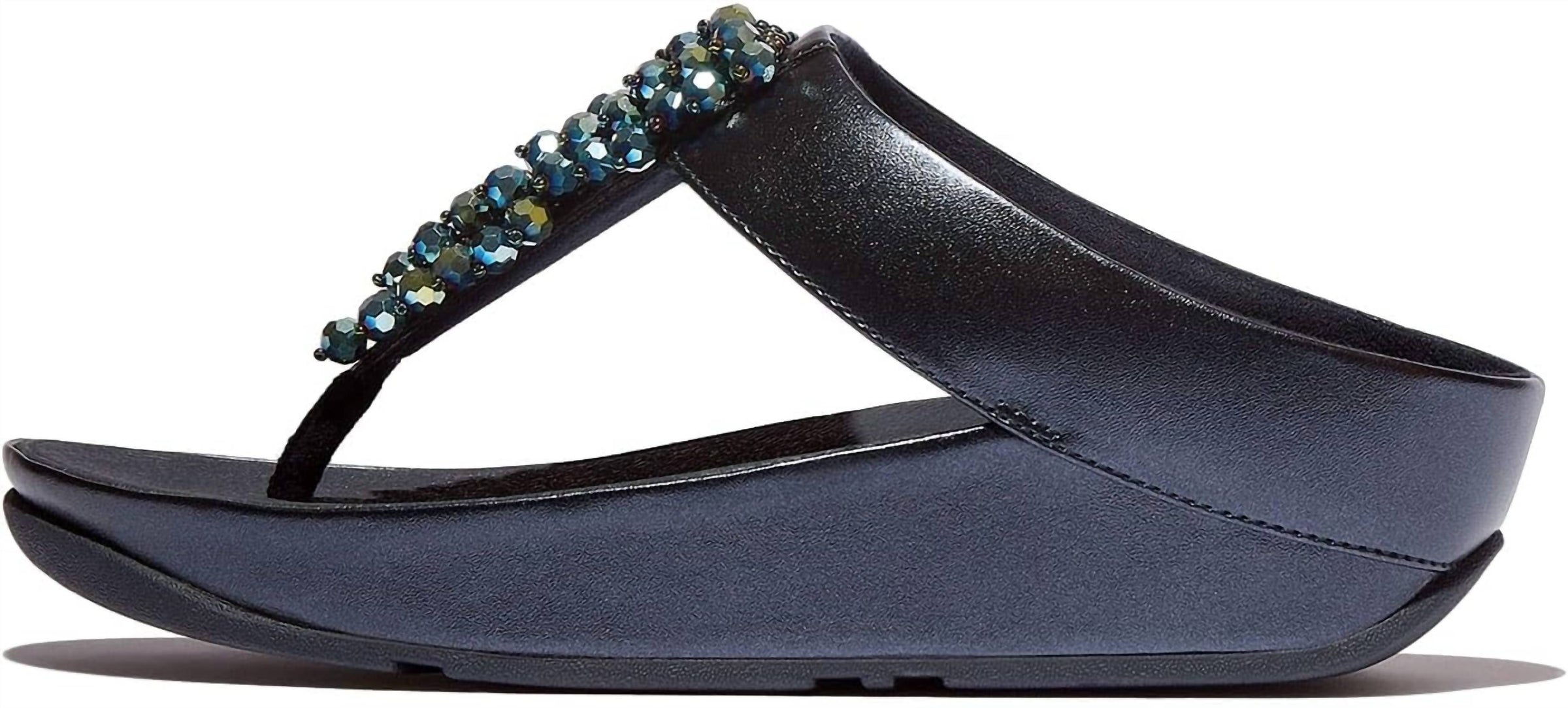 Fitflop - Women's Rumba Iridescent Beaded Toe-post Sandals