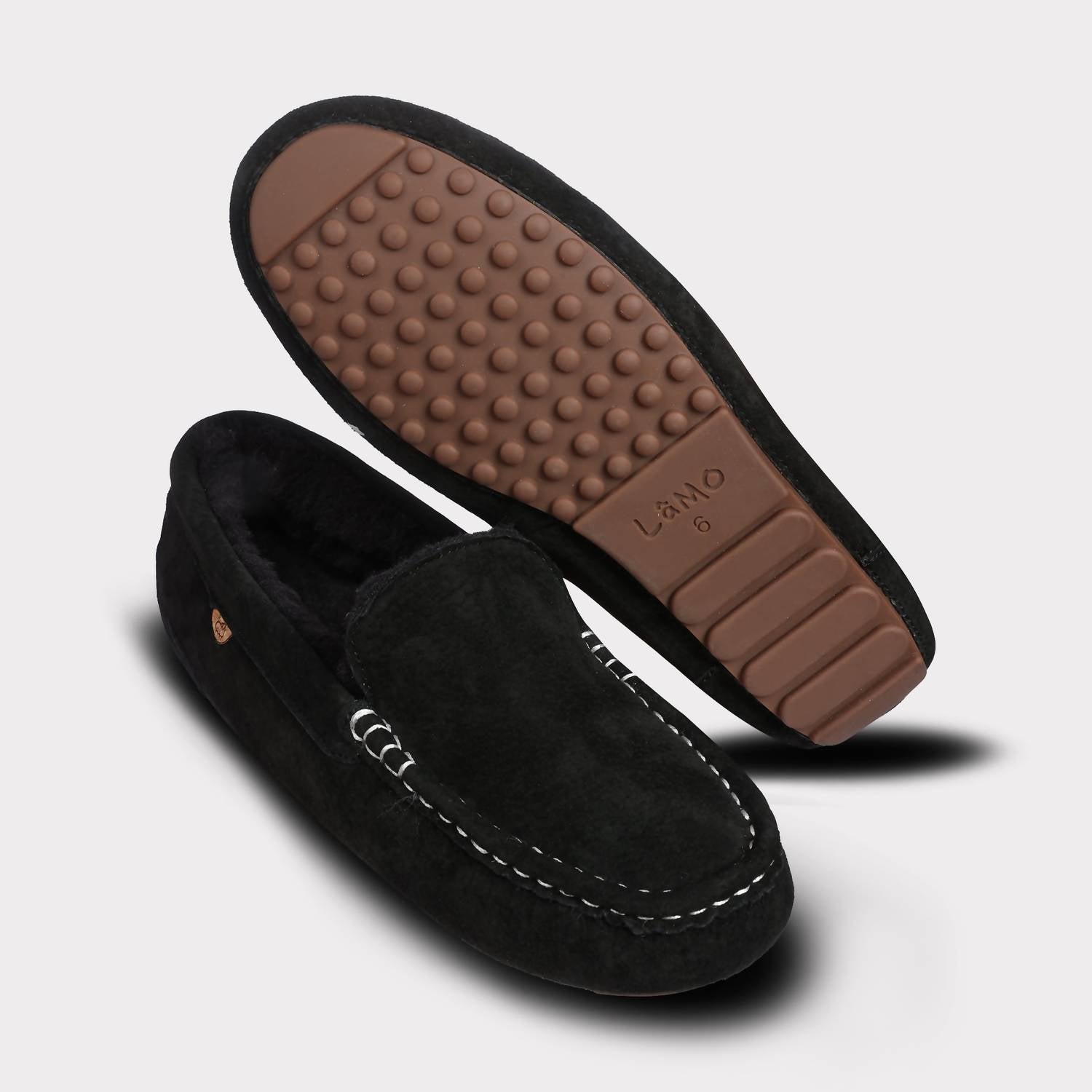 Lamo Women's Callie Slip-on Moccasin in black - women's shoe - view 10