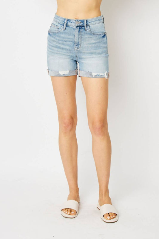 Judy Blue - High Rise Denim Shorts