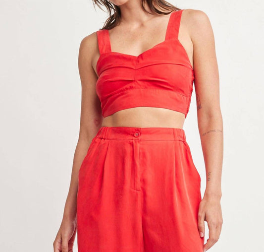 Self Contrast - Kori Cropped Tank Top