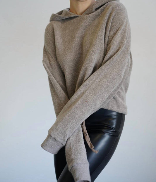 Lna - Odin Sherpa Cropped Hoodie