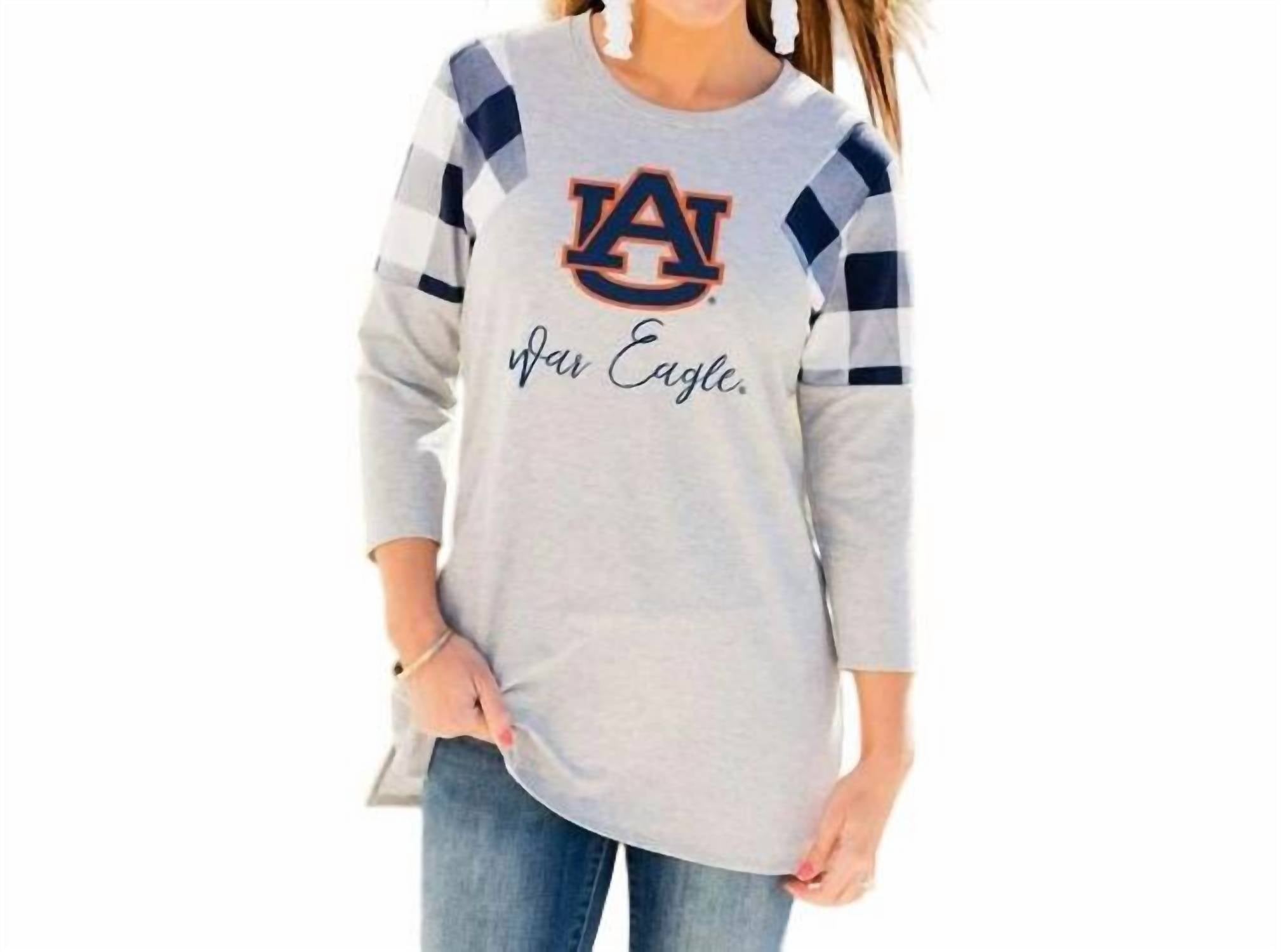 Gameday Couture - Auburn University Get in Check Tunic