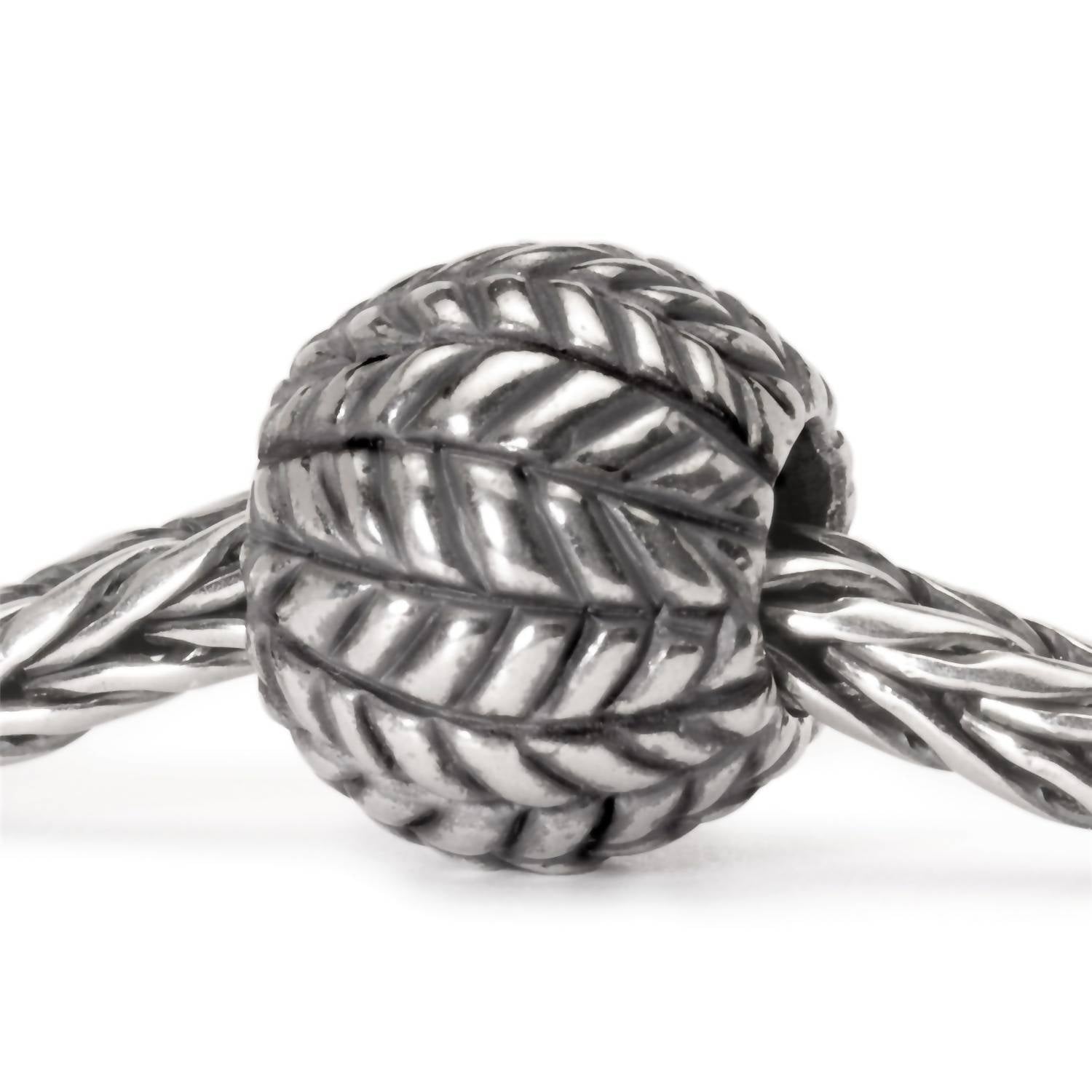 Trollbeads Women's Sweater Bead Charm in silver - women's accessory - detail view