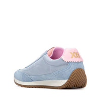 Xti Women's Casual Lace Up Sneakers in light blue - women's sneaker - alternate view