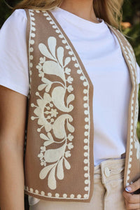 Hem & Thread - Ricamo Embroidered Knit Vest