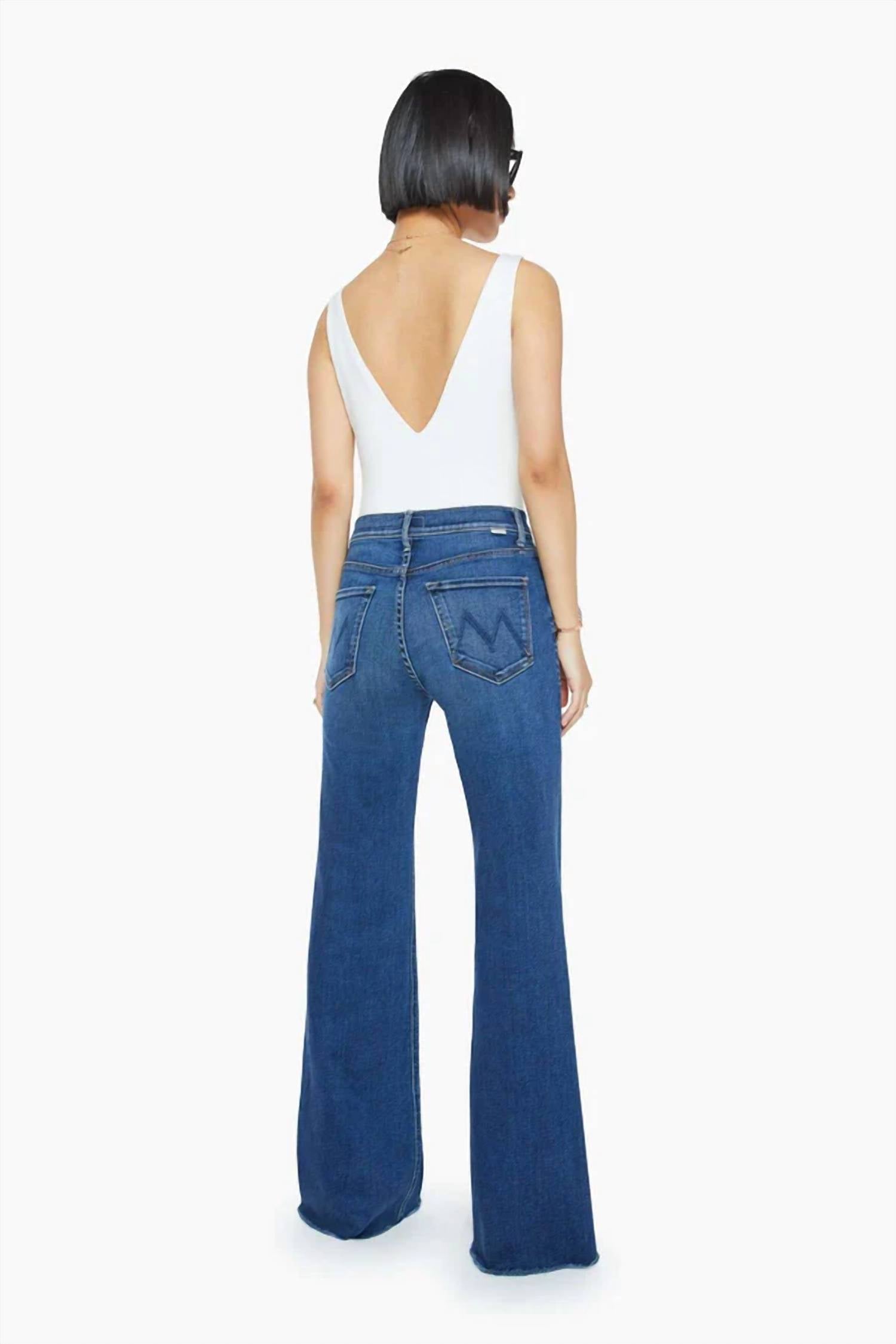 Mother - Lil Doozy Fray Hem Flare Jeans