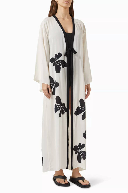 Adriana Degreas - Floral Long Robe