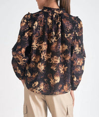 Elan - Tuscany Peasant Top