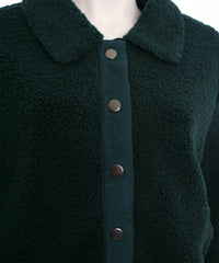 Skies Are Blue - Women's Faux Shearling Jacket