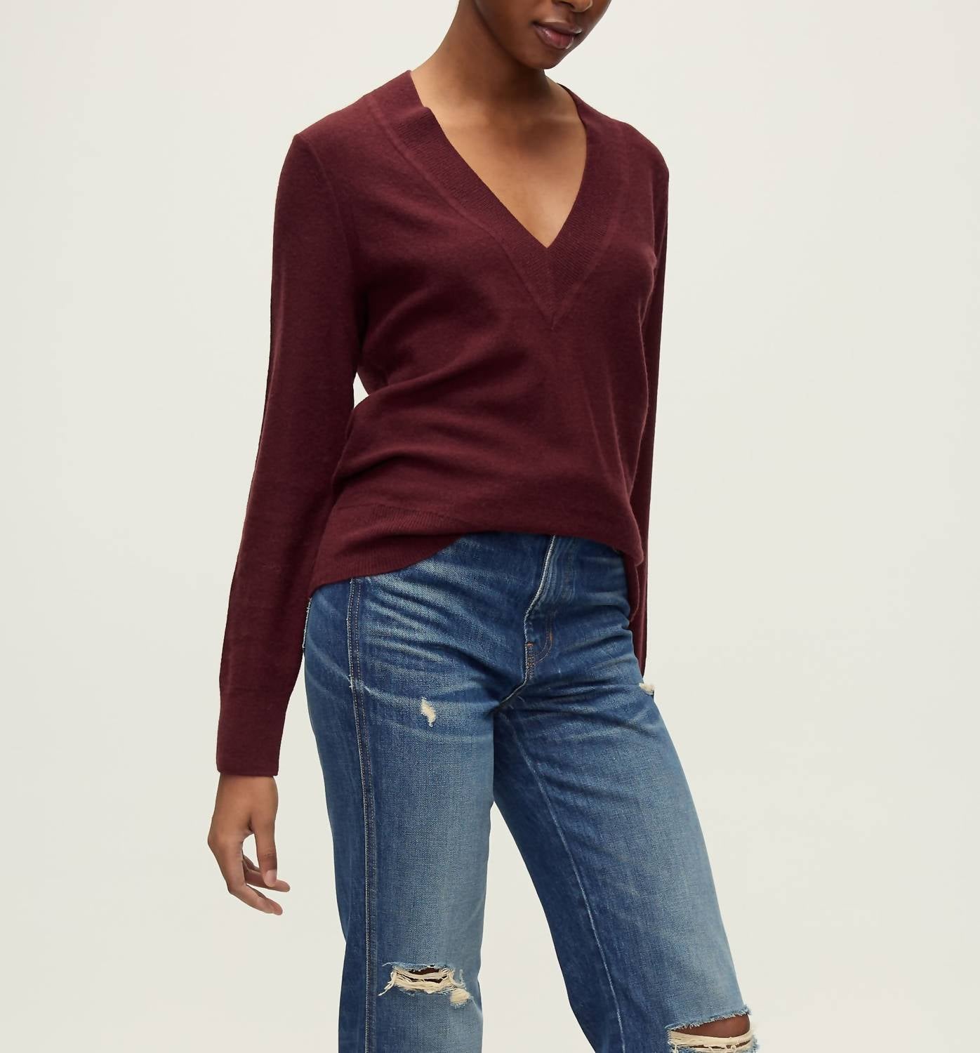 Veronica Beard - Coleta V-neck Cashmere Sweater