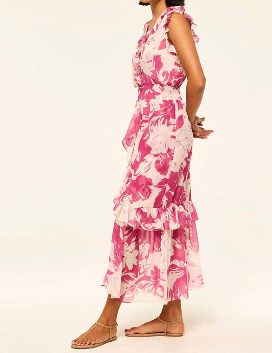 Misa Los Angeles - Kidada Dress Flora Chiffon