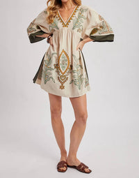 Bluivy - Boho Babydoll Dress
