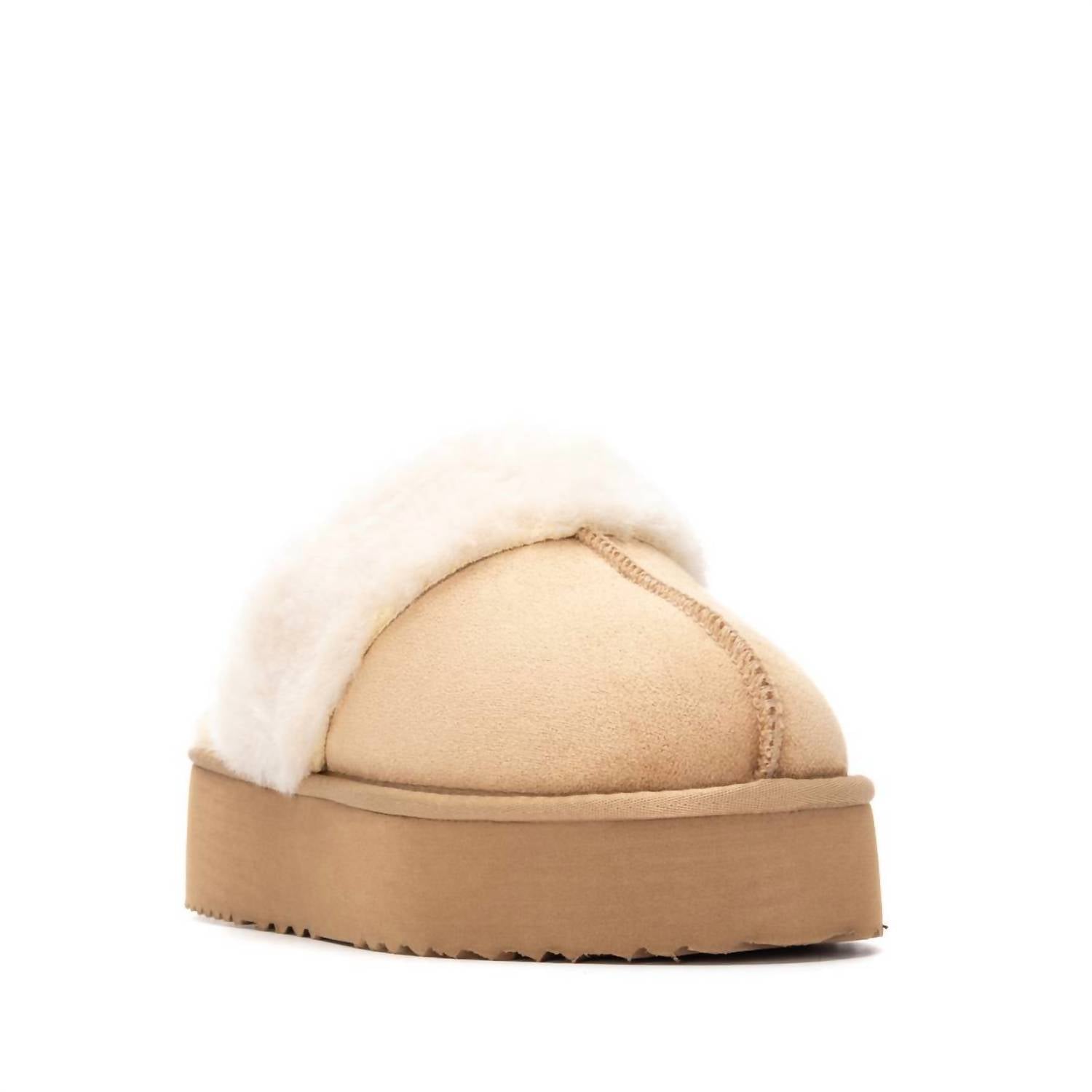 Xti - Women's Suede Fur Sneakers