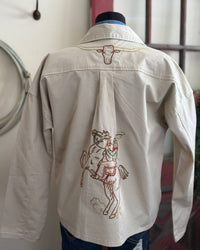 Stetson Rodeo Days Embroidered Jacket in beige - women's jacket - view 9