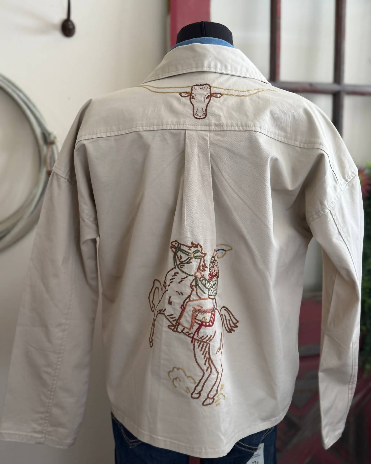 Stetson Rodeo Days Embroidered Jacket in beige - women's jacket - view 9