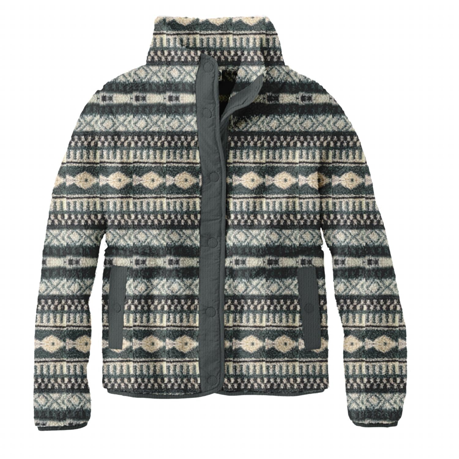 Tiny Whales - Kid's Sherpa Jacket Pullover