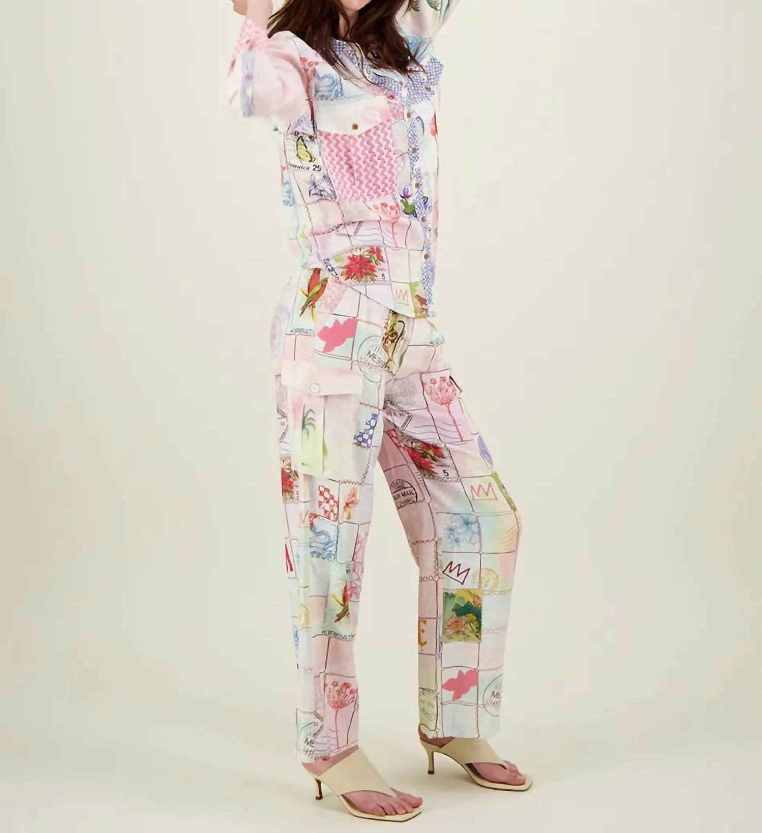 Me369 - Frida Linen Cargo Pant