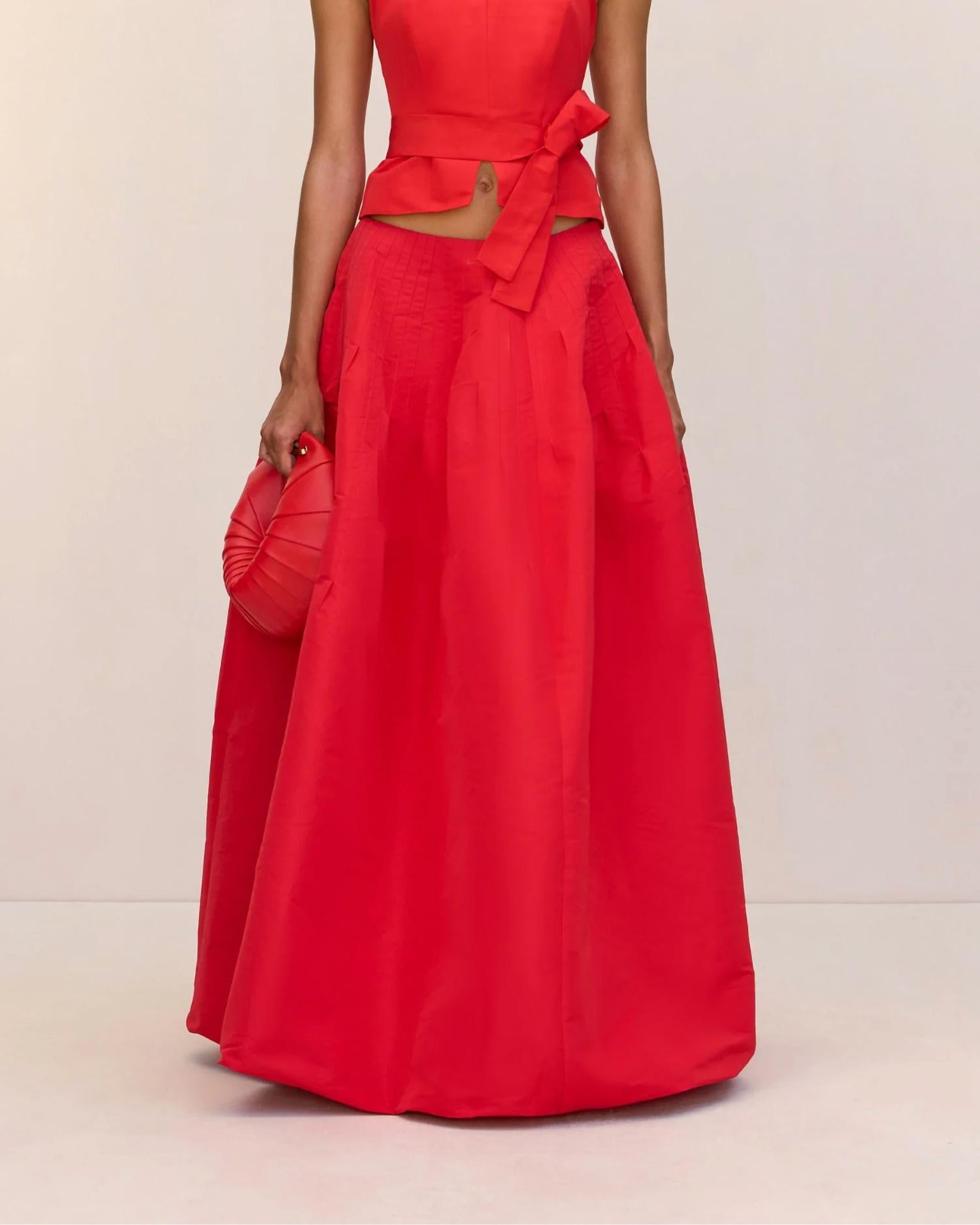 Cult Gaia - Red Bubble Skirt