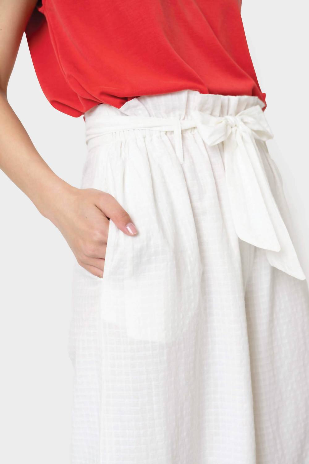 BILA77 Hancock Pant in white - women's pants - alternate view