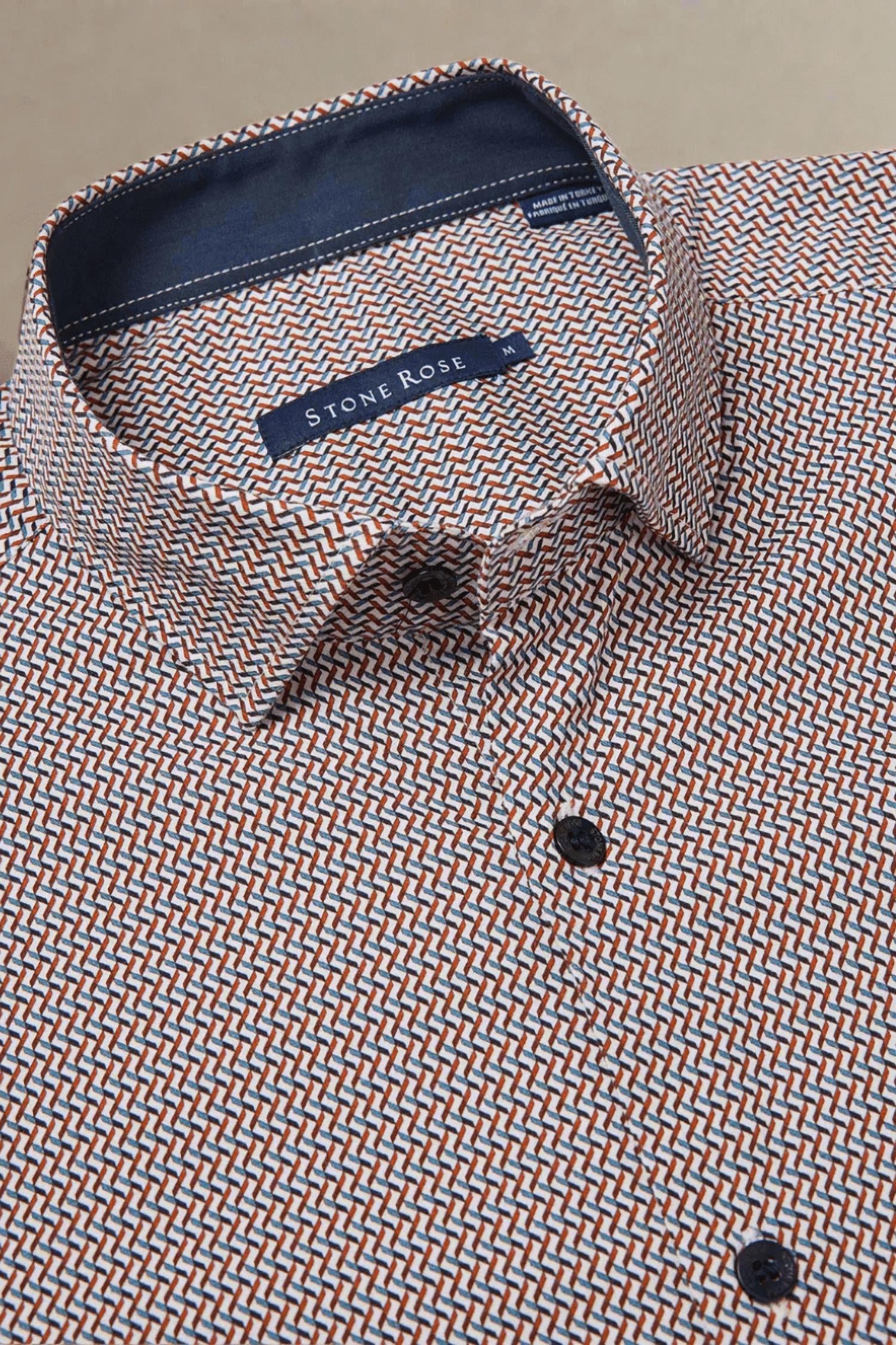 Stone Rose - Nova Micro Weave Shirt