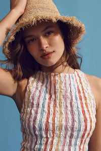 Saylor - Elenor Smocked Mini Dress