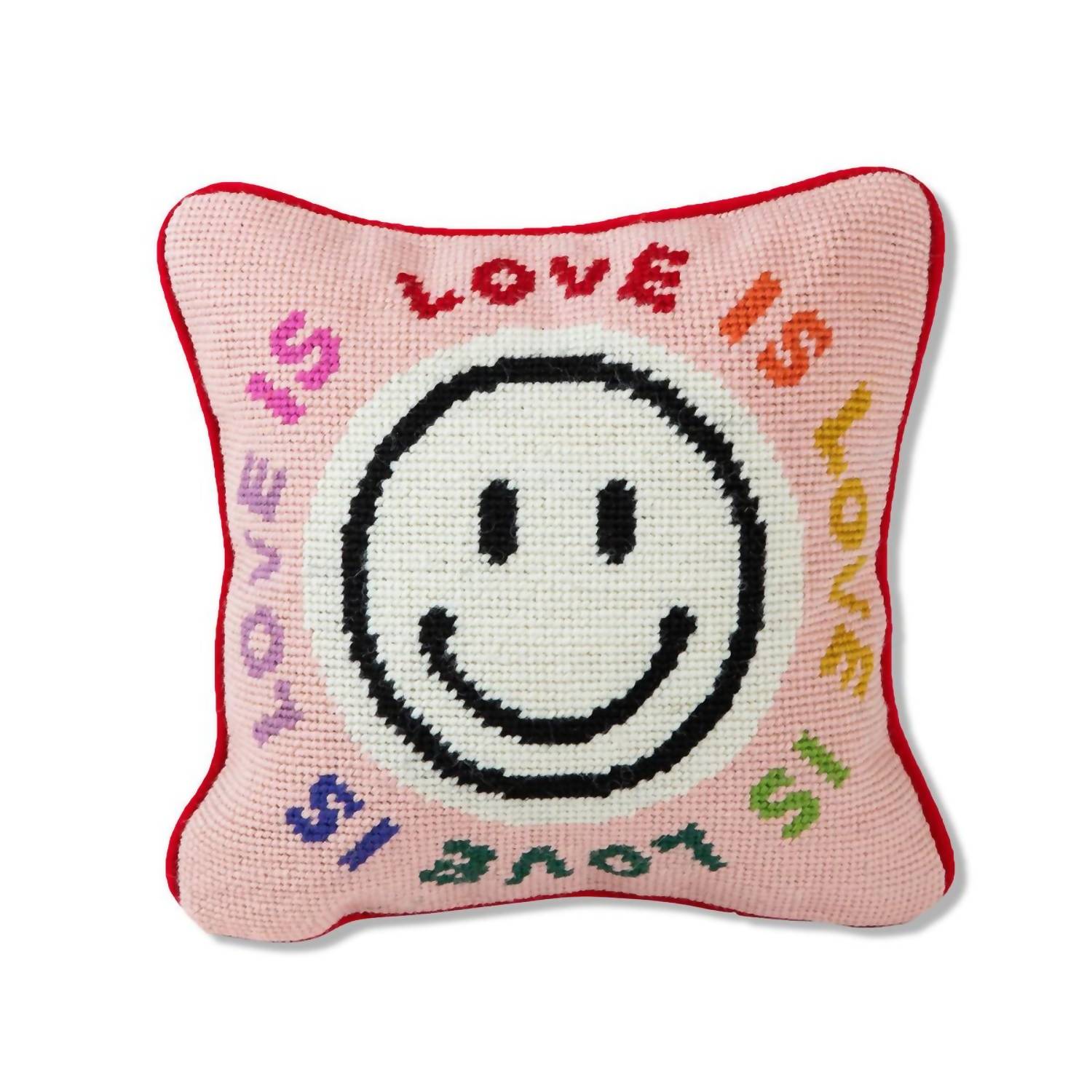 Furbish Studio - Love is Love Needlepoint Pillow