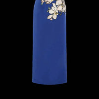 Leo Lin - Ava Applique Floral Bustier Maxi Dress