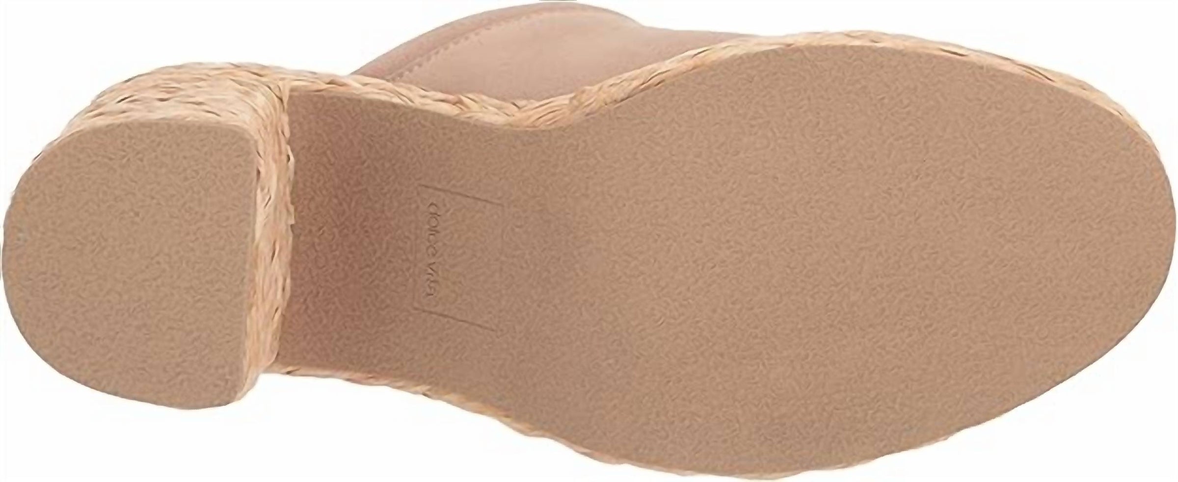Dolce Vita Women's Camdin Raffia Espadrille Platform Clog in dune suede - women's shoe - view 5