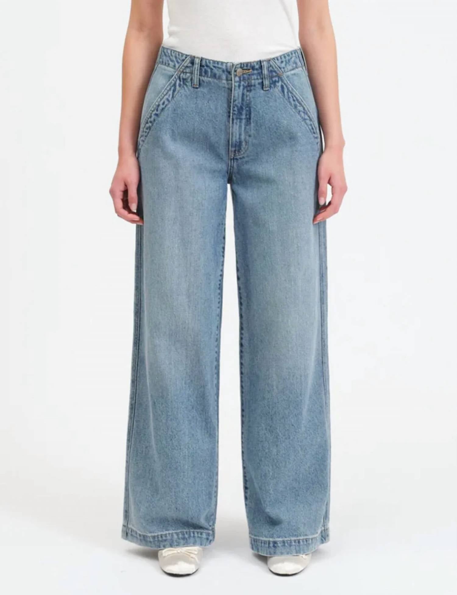 Daze - The Kickback High Rise Palazzo Jeans
