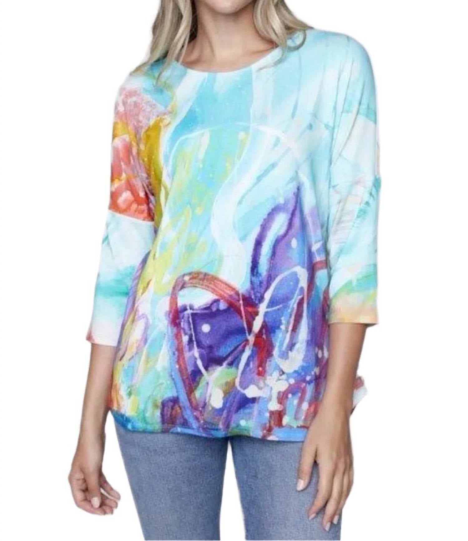 Claire Desjardins - Quarter Sleeve Tunic Top